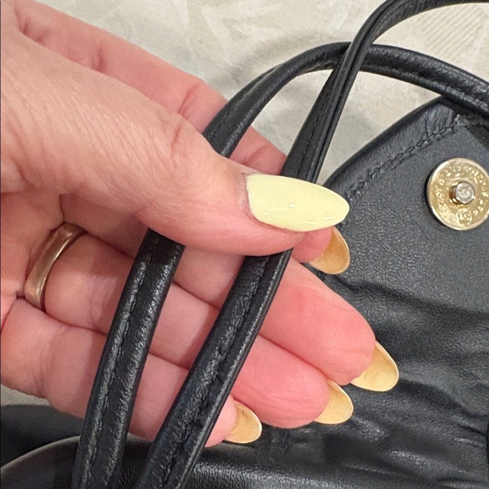 Park Avenue Int VTG genuine leather Classic Black Women’s Shoulder clutch bag - Picture 9 of 14